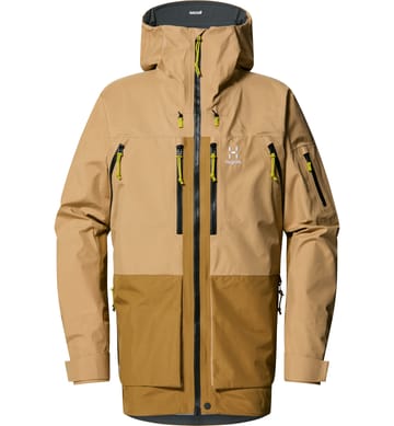 Vassi GTX Jacket Men Sand/Cinnamon Brown