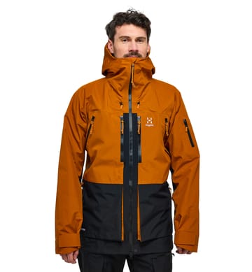 Vassi GTX Jacket Men Golden Brown/True Black