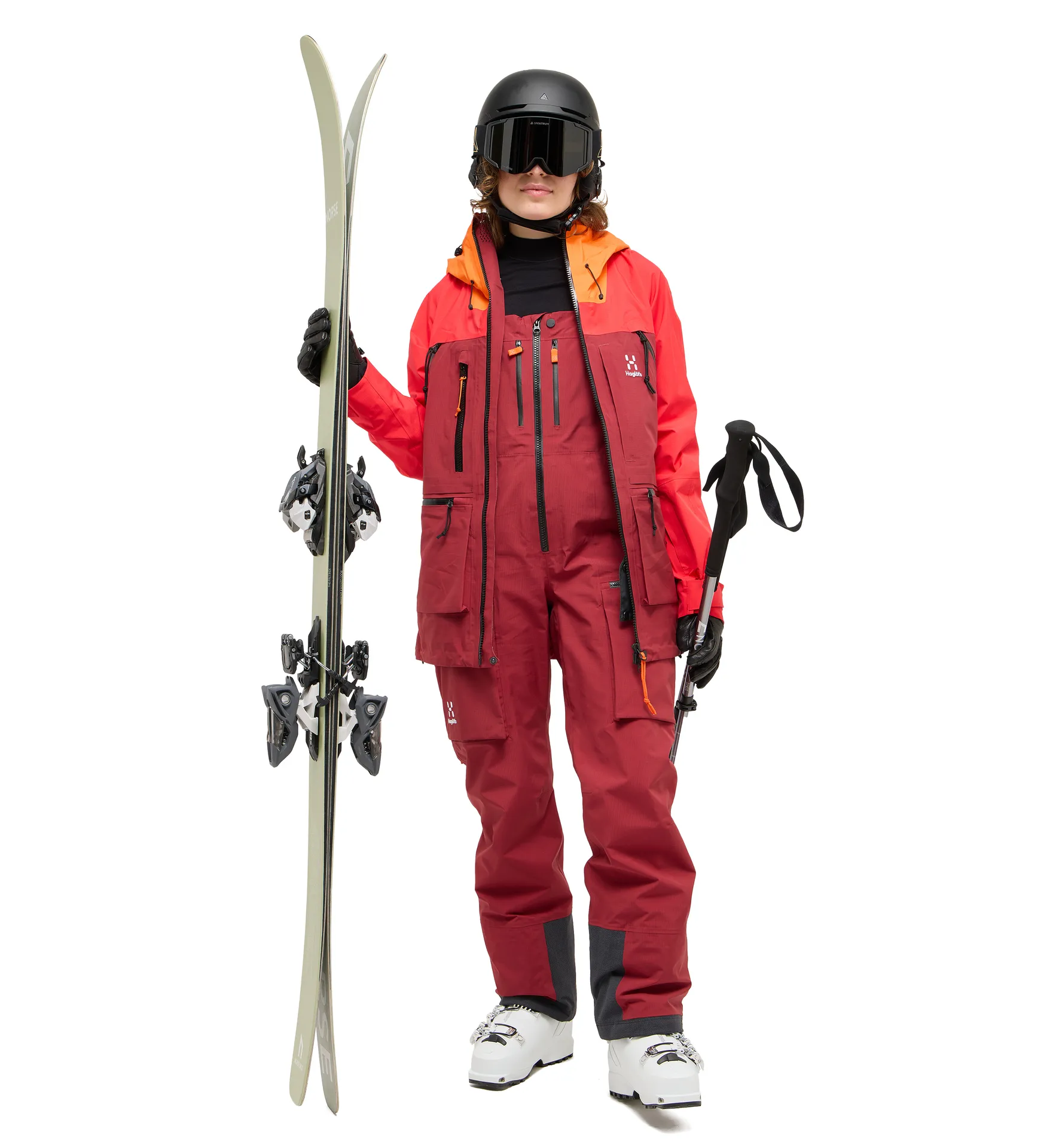 Vassi GTX Pro Bib Women Carmine Red