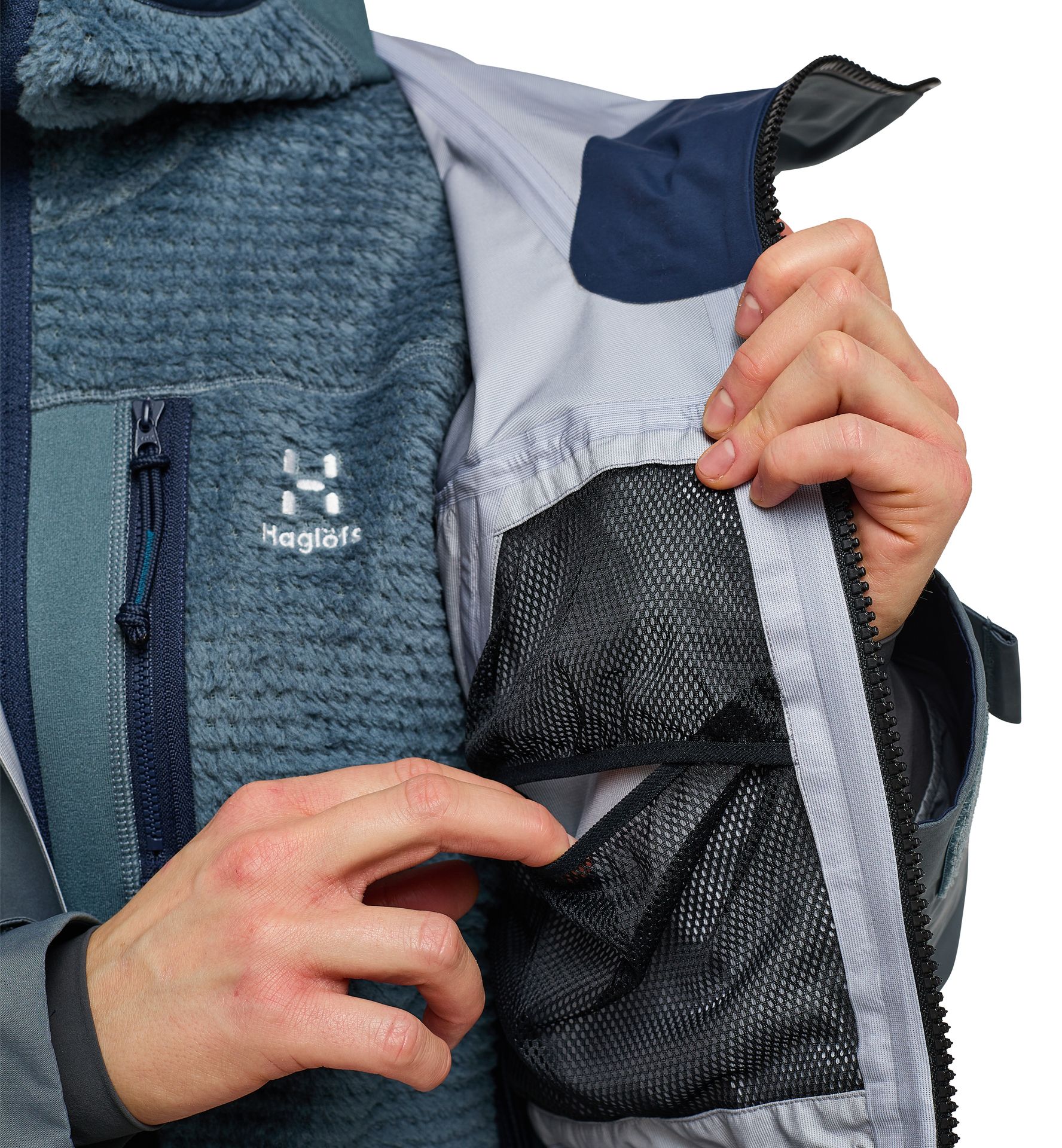 Vassi GTX Jacket Women Steel Blue/Tarn Blue