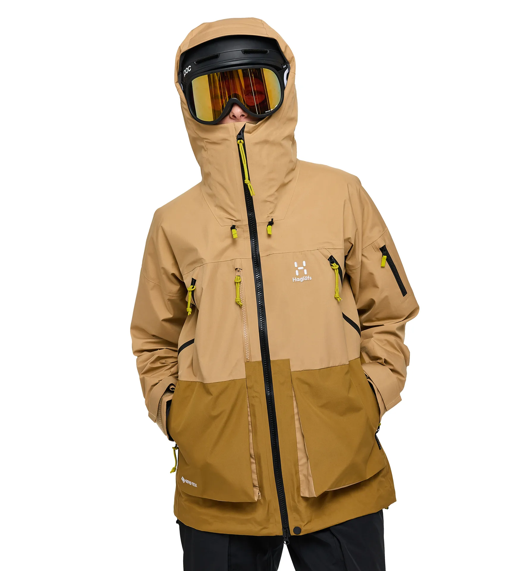 Vassi GTX Jacket Women Sand/Cinnamon Brown