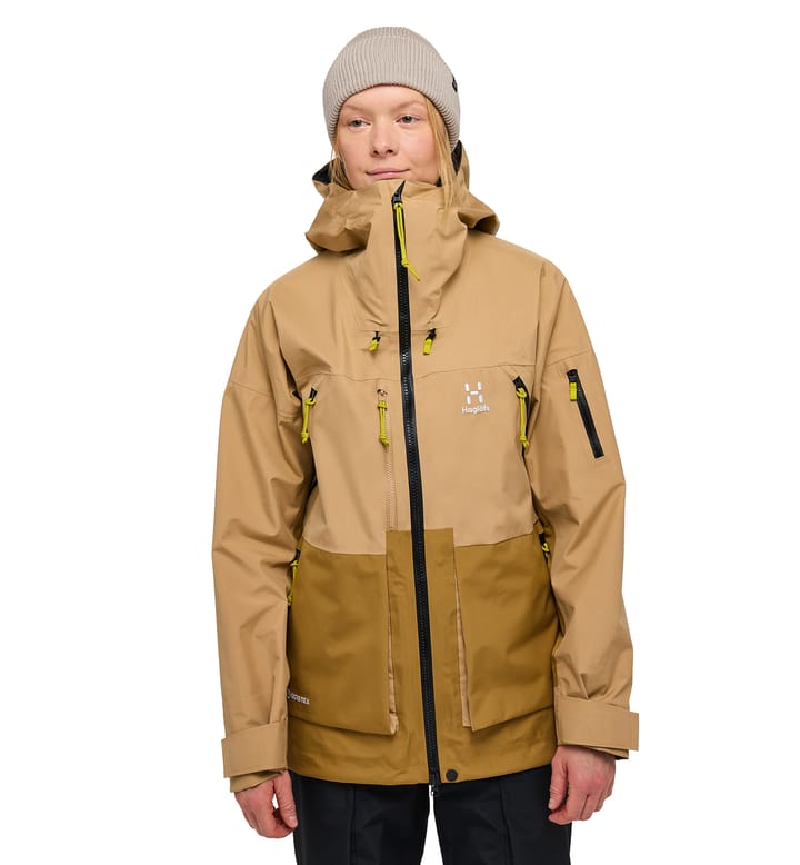 Vassi GTX Jacket Women Sand/Cinnamon Brown Vassi GTX Jacket Women Sand/Cinnamon Brown