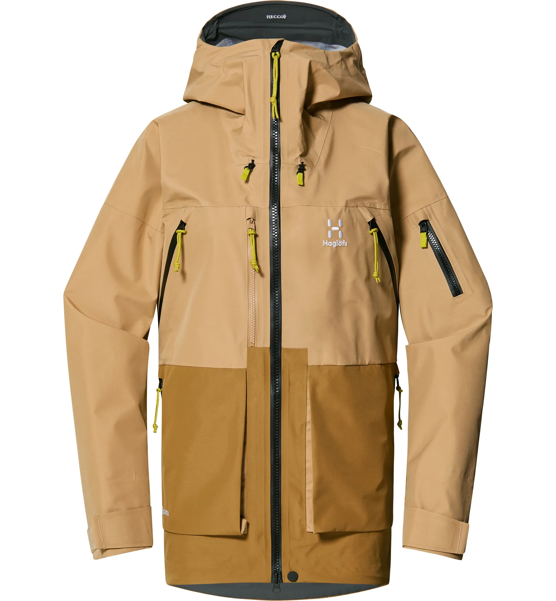 Vassi GTX Jacket Women Sand/Cinnamon Brown