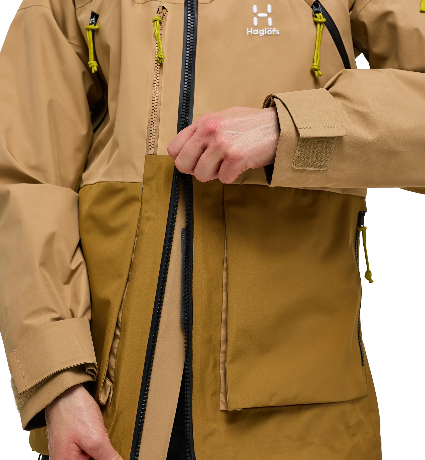 Vassi GTX Jacket Women Sand/Cinnamon Brown