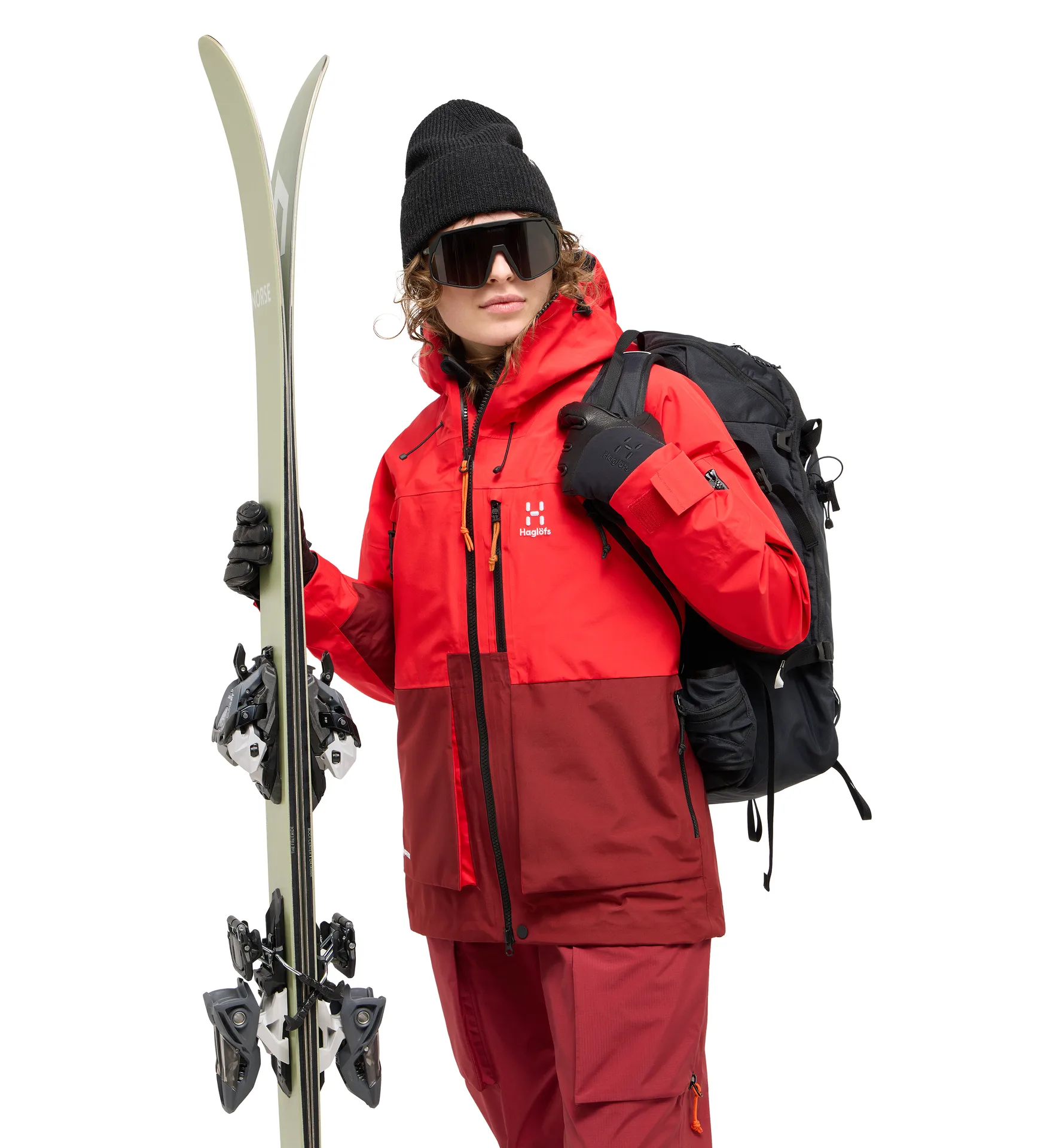 Vassi GTX Jacket Women Bright Red/Carmine Red