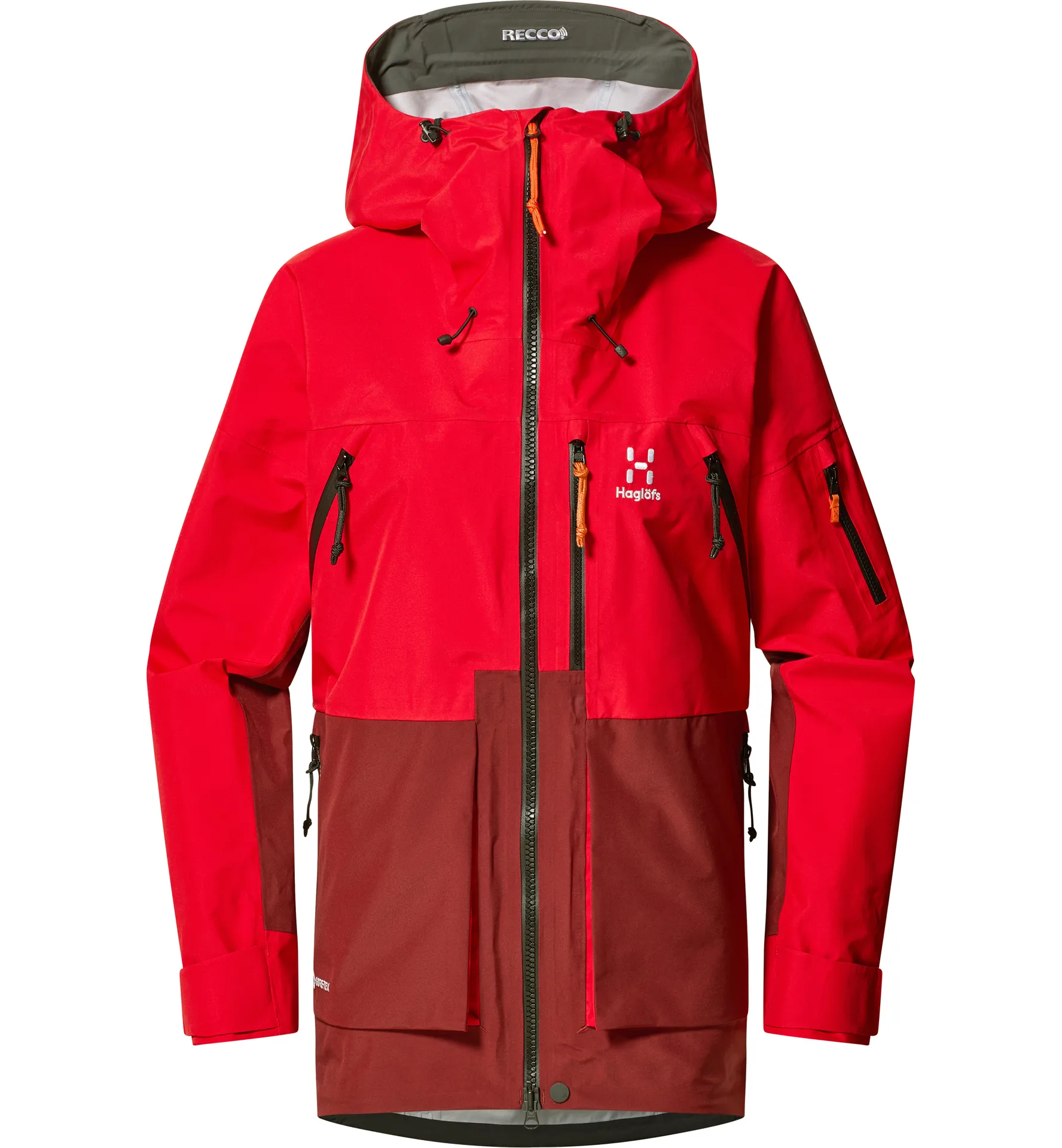 Vassi GTX Jacket Women Bright Red/Carmine Red
