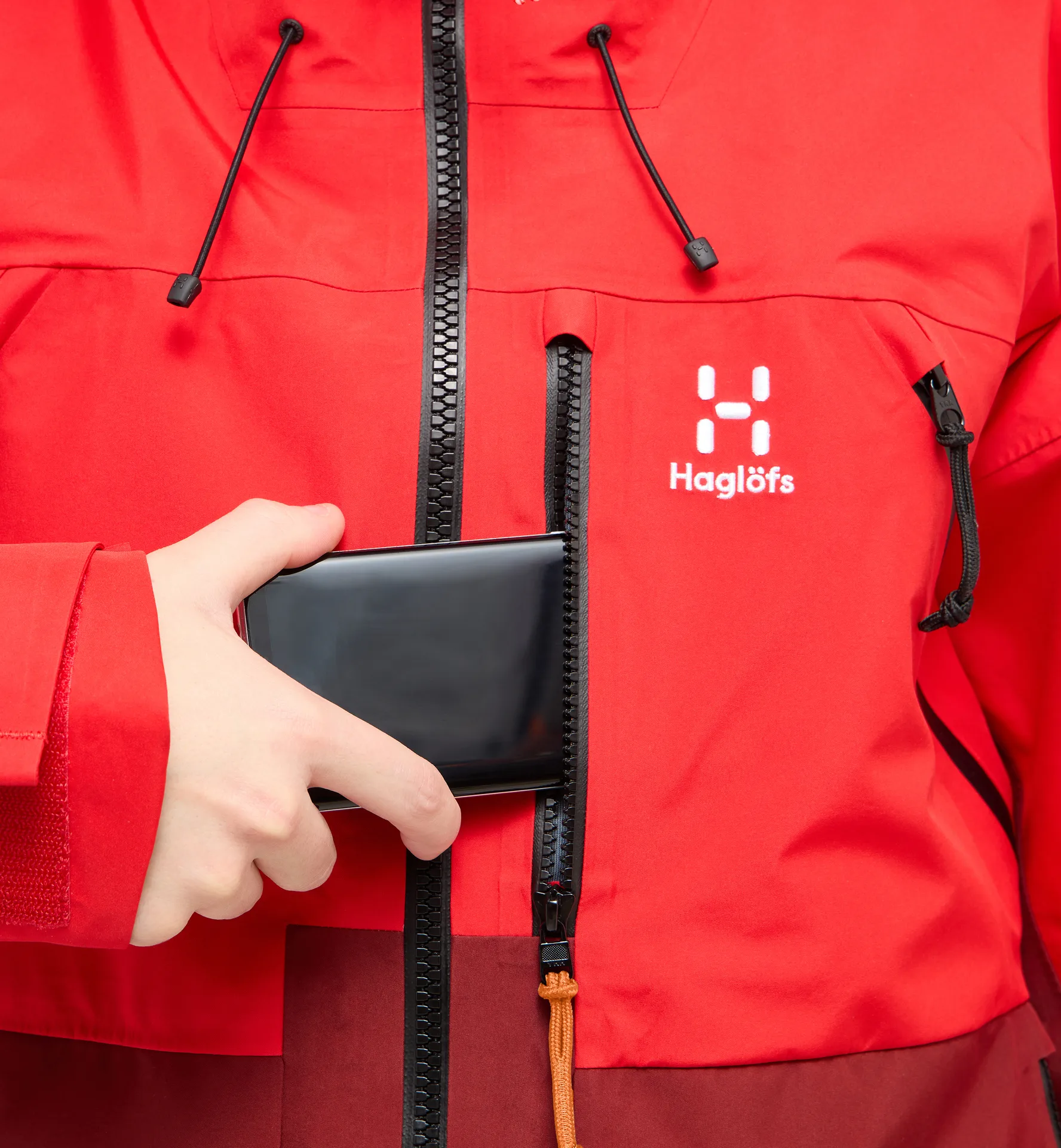 Vassi GTX Jacket Women Bright Red/Carmine Red