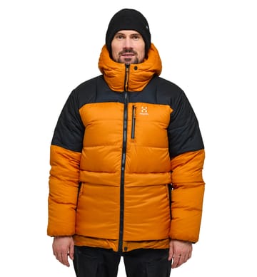 Riksgränsen Down 850 Hood Men Desert Yellow/True Black