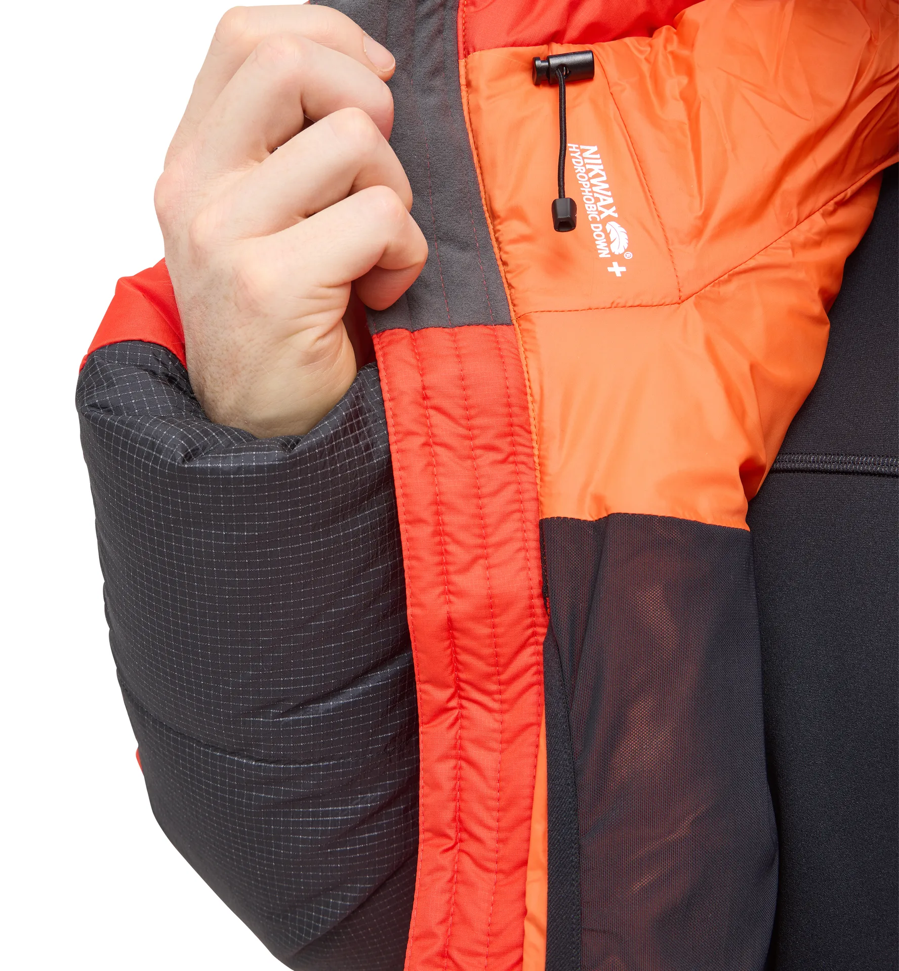 Riksgränsen Down 850 Hood Men Habanero/True Black