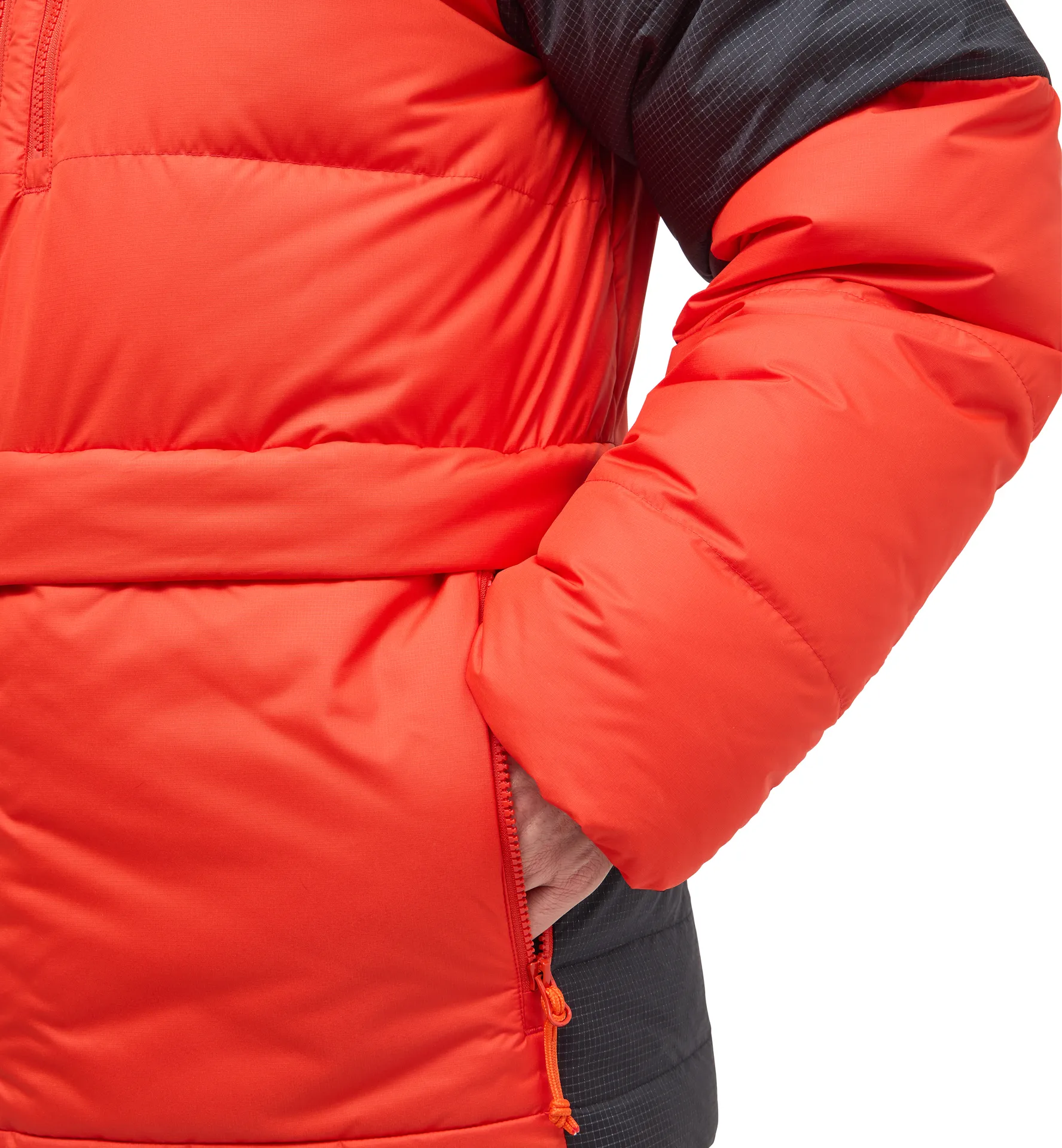 Riksgränsen Down 850 Hood Men Habanero/True Black