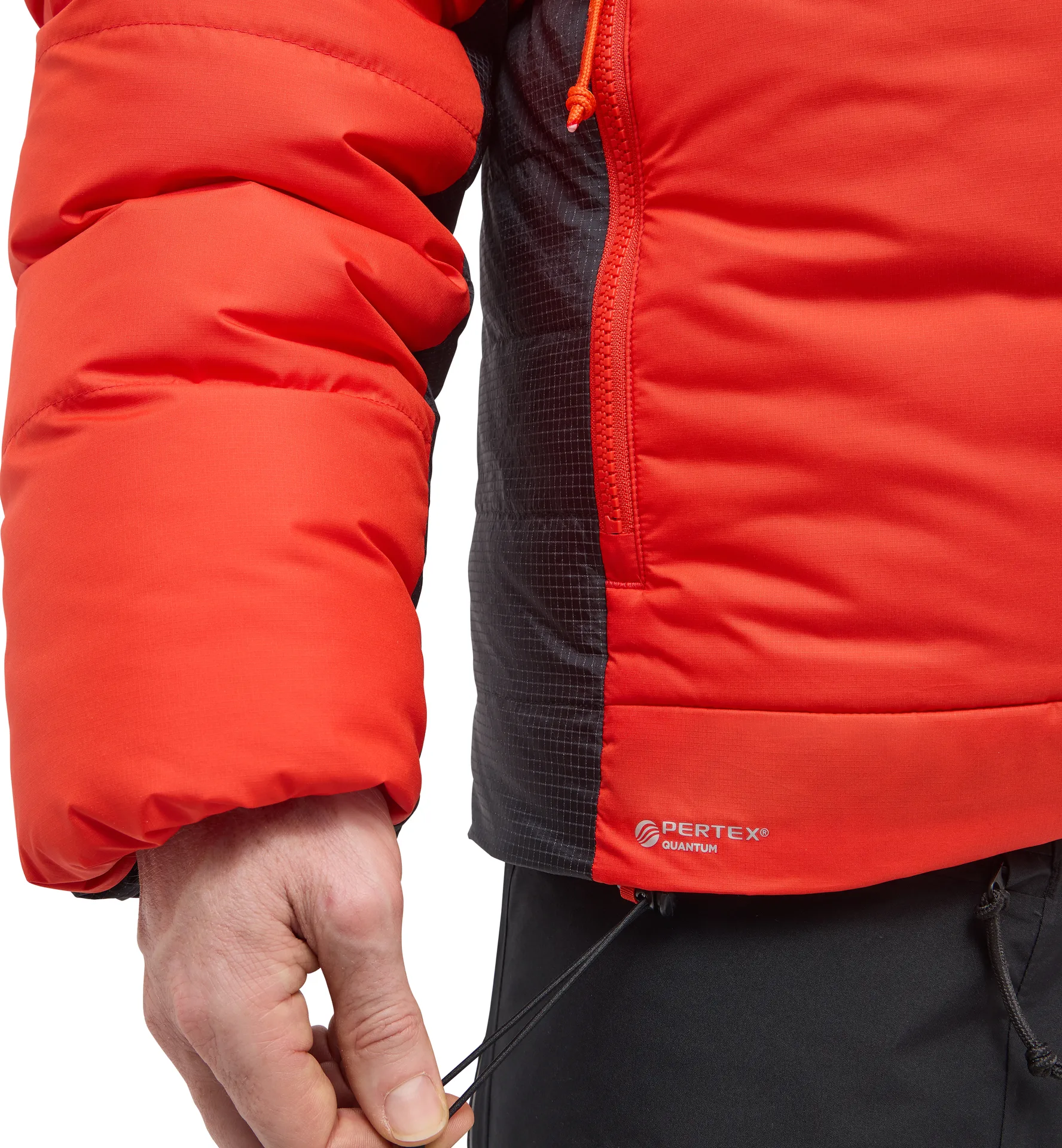 Riksgränsen Down 850 Hood Men Habanero/True Black