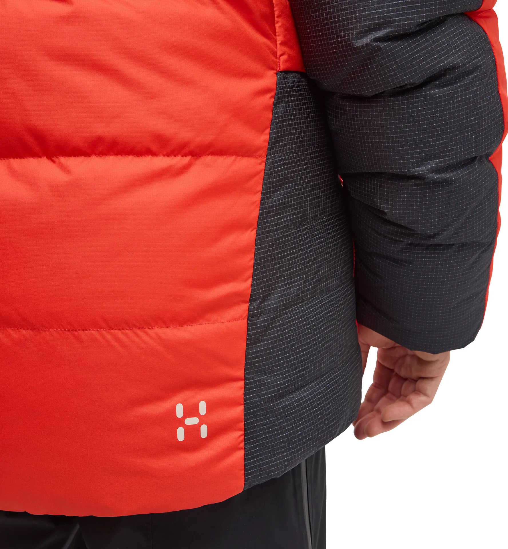 Riksgränsen Down 850 Hood Men Habanero/True Black