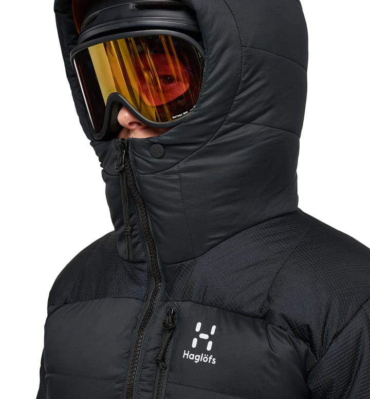 Riksgränsen Down 850 Hood Women True Black