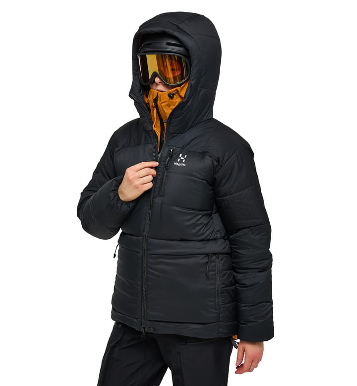 Riksgränsen Down 850 Hood Women True Black