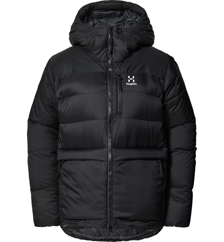 Riksgränsen Down 850 Hood Women True Black