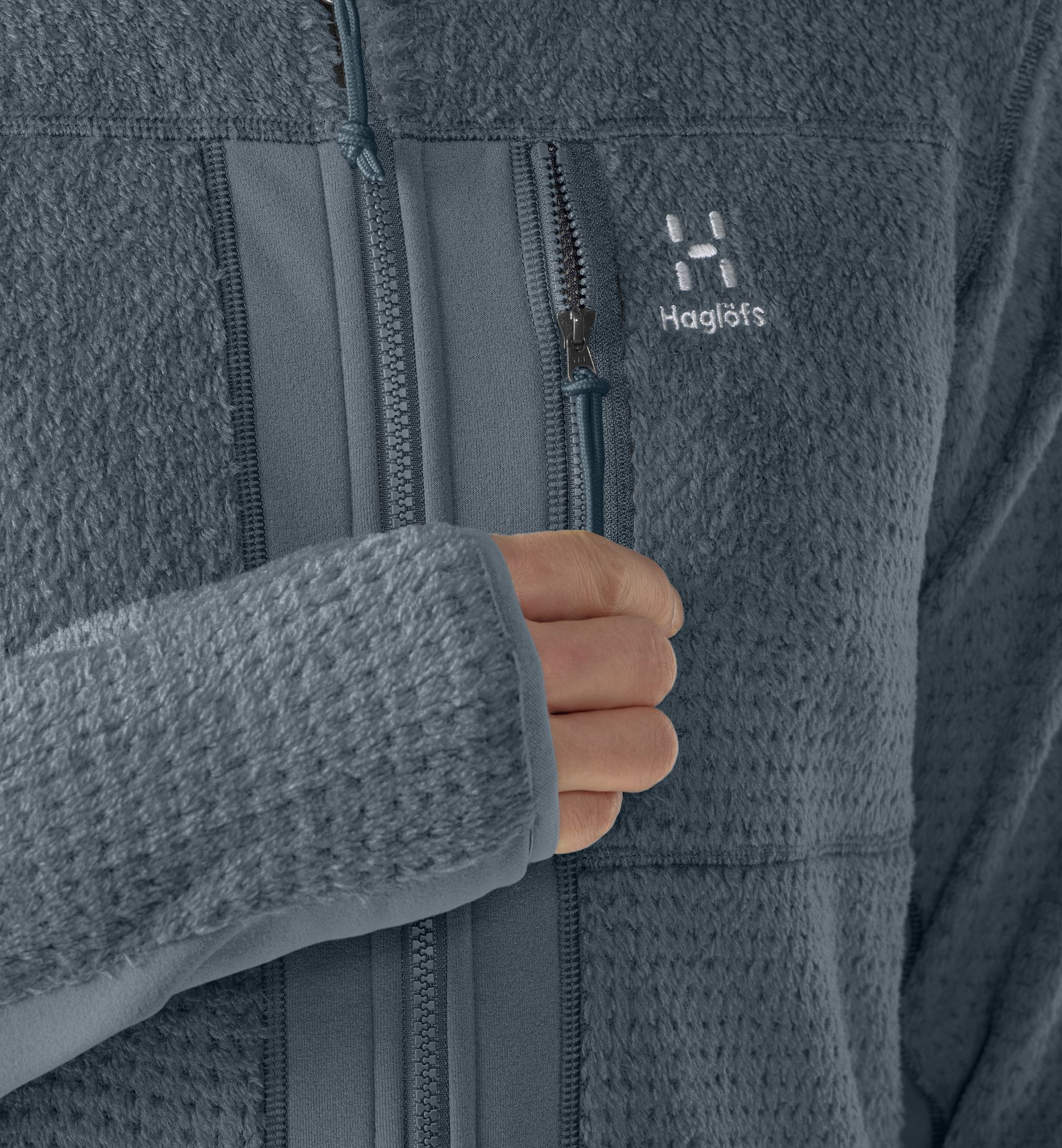 Vassi Mid Hood Men Steel Blue