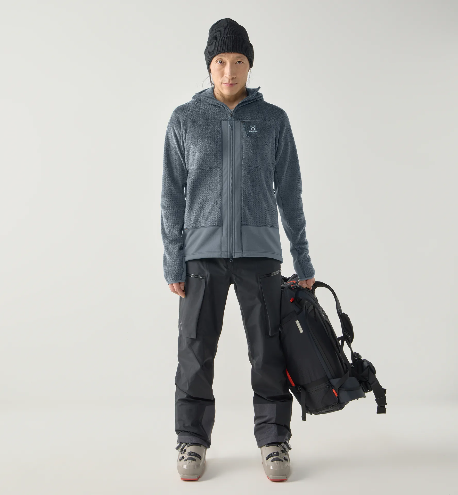 Vassi Mid Hood Men Steel Blue