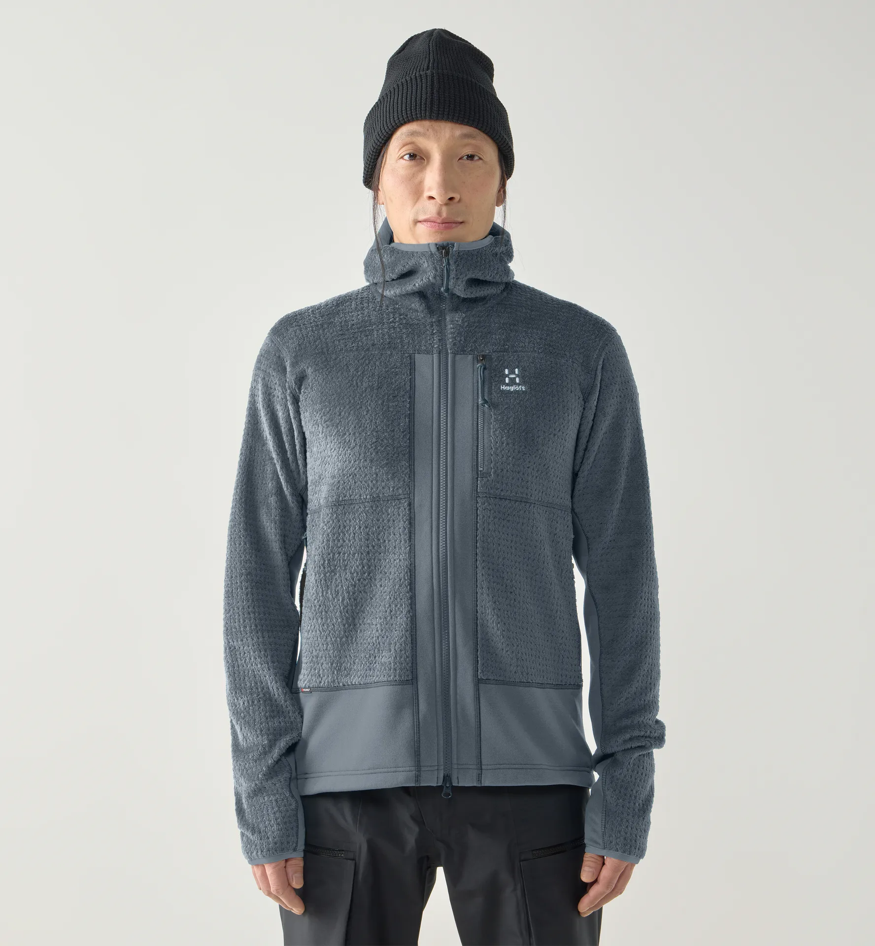 Vassi Mid Hood Men Steel Blue