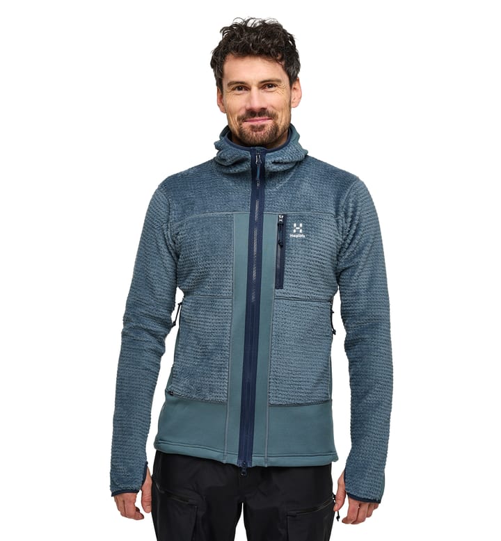 Vassi Mid Hood Men Steel Blue