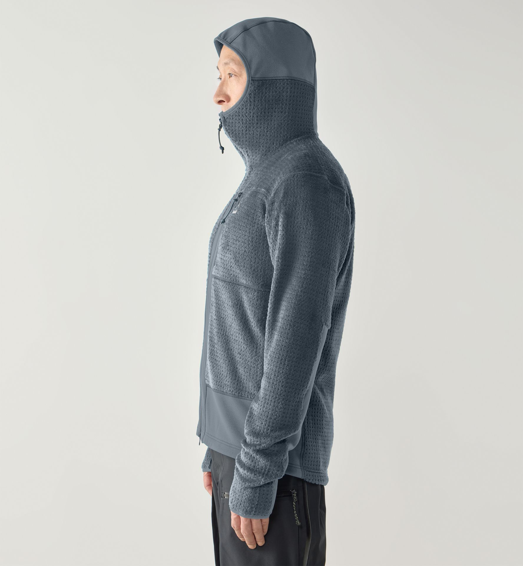 Vassi Mid Hood Men Steel Blue
