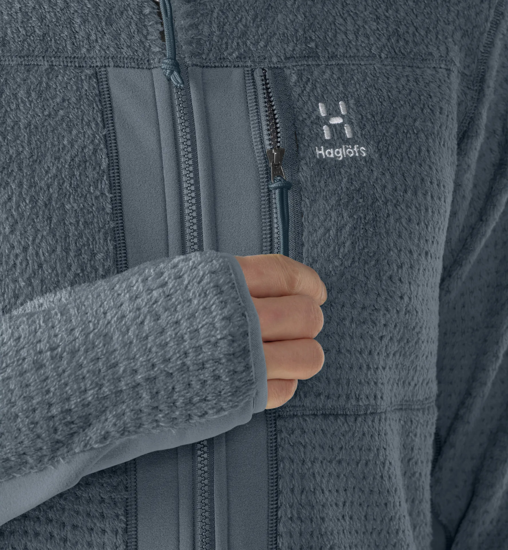 Vassi Mid Hood Men Steel Blue