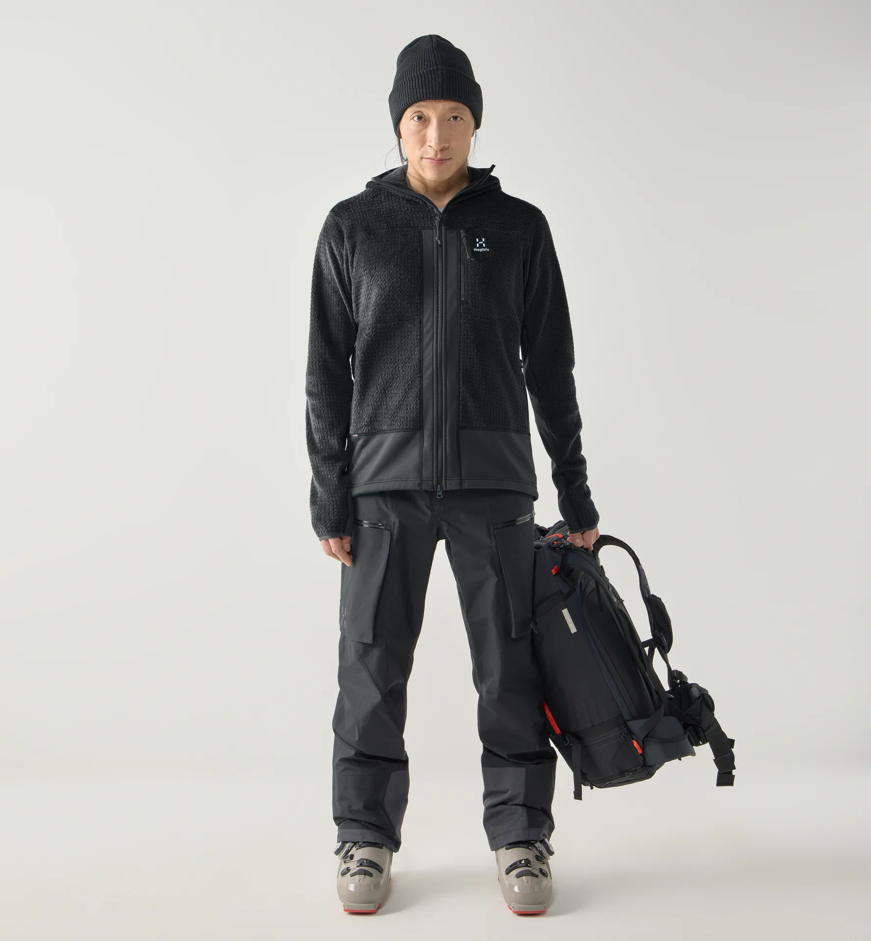 Vassi Mid Hood Men True Black