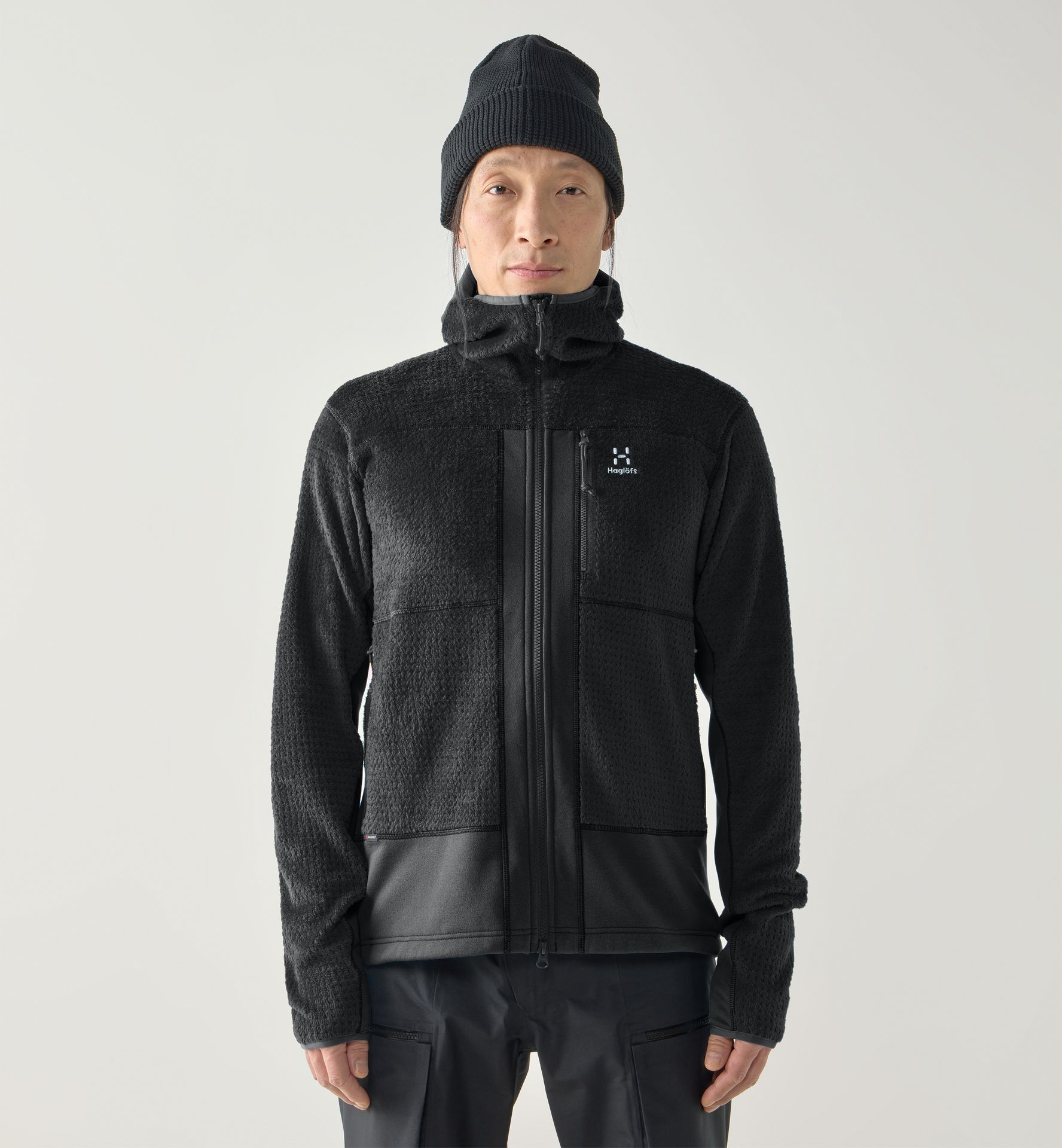 Vassi Mid Hood Men True Black