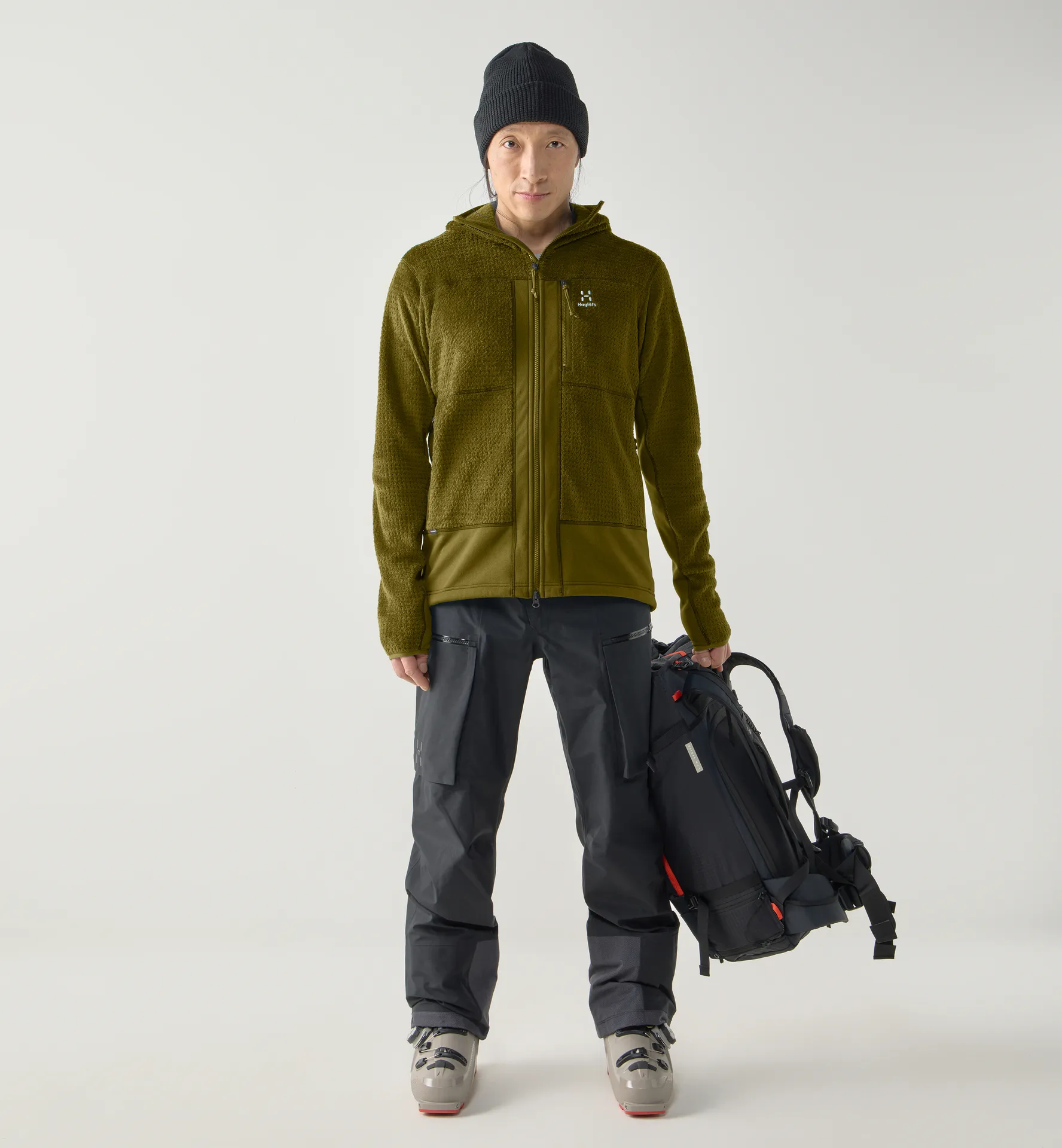 Vassi Mid Hood Men Olive Green