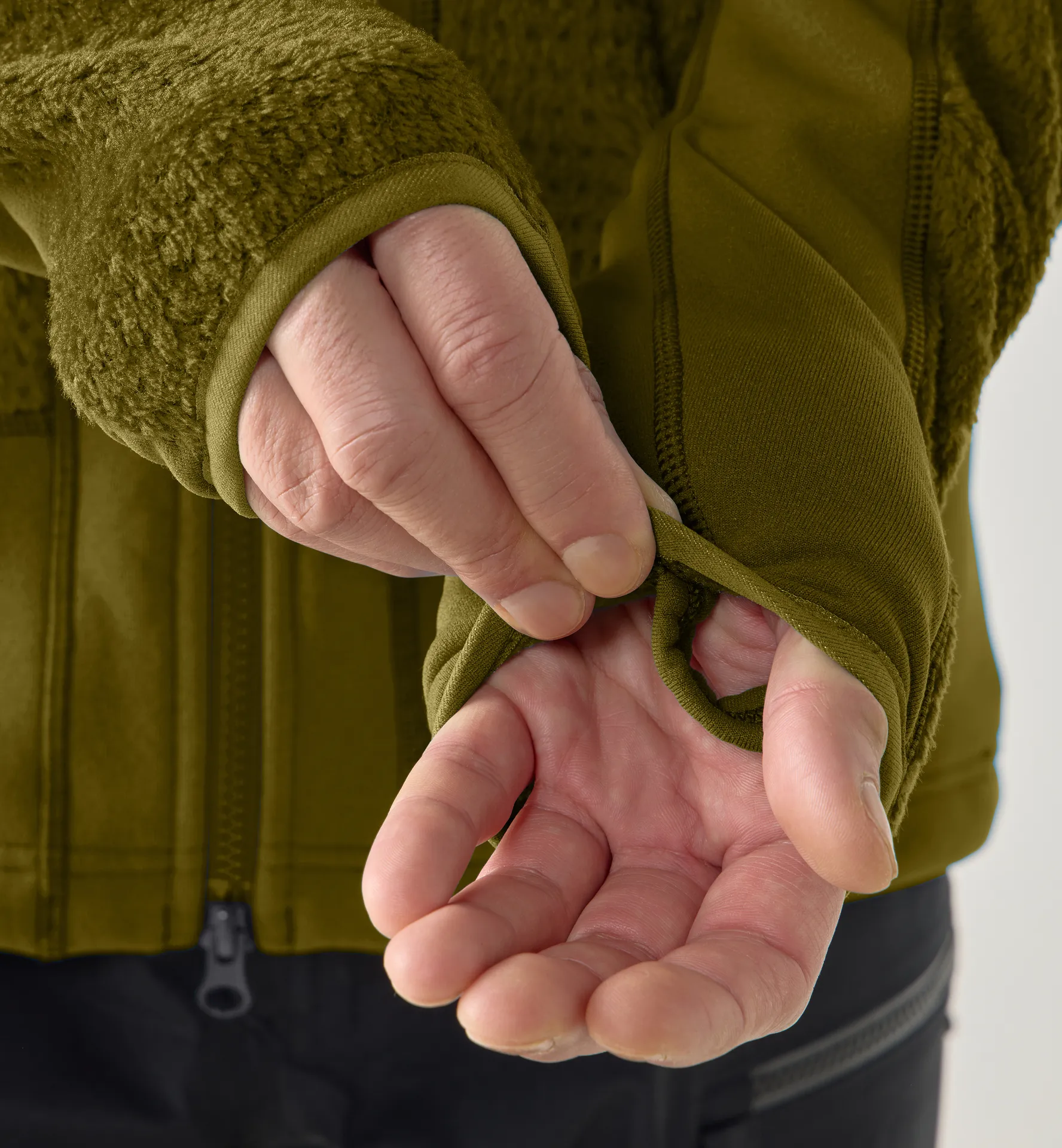 Vassi Mid Hood Men Olive Green