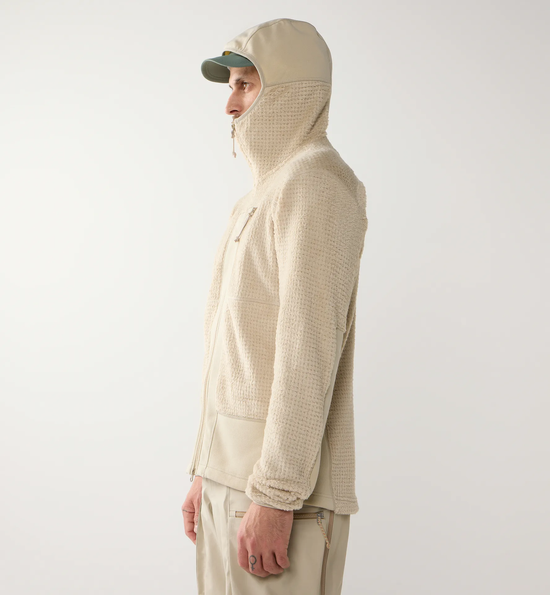 Vassi Mid Hood Men Chalk Beige