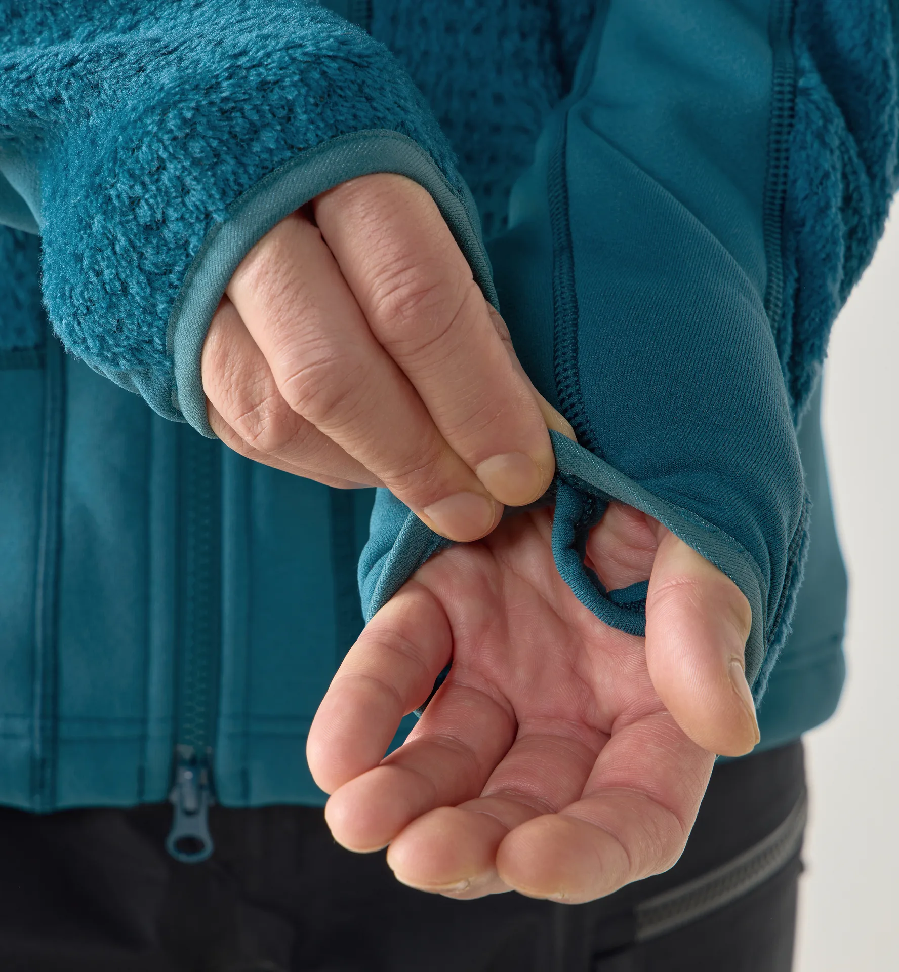 Vassi Mid Hood Men Deep Teal