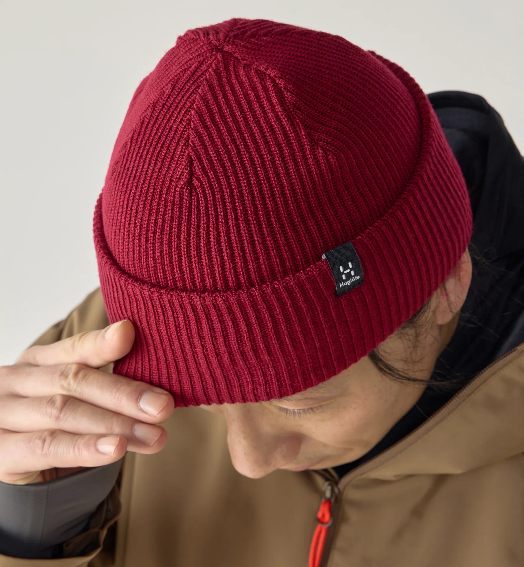 Vassi Beanie Carmine Red