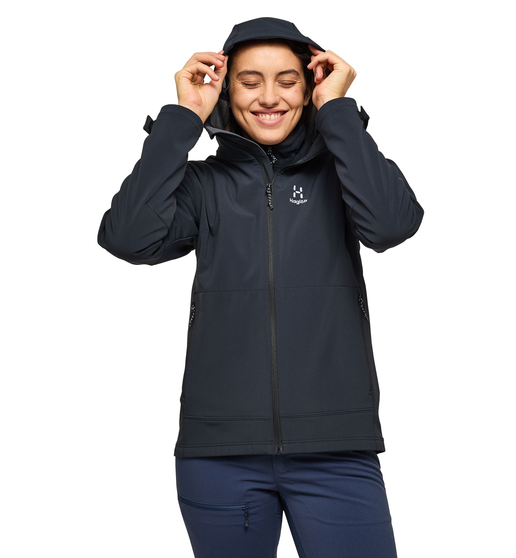Chilly Softshell Hood Women True Black