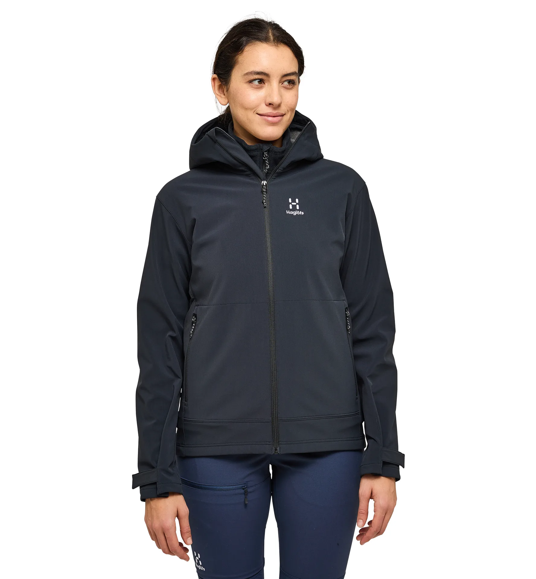 Chilly Softshell Hood Women True Black
