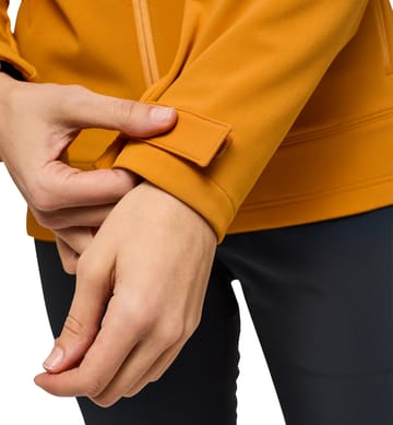 Chilly Softshell Hood Women Desert Yellow