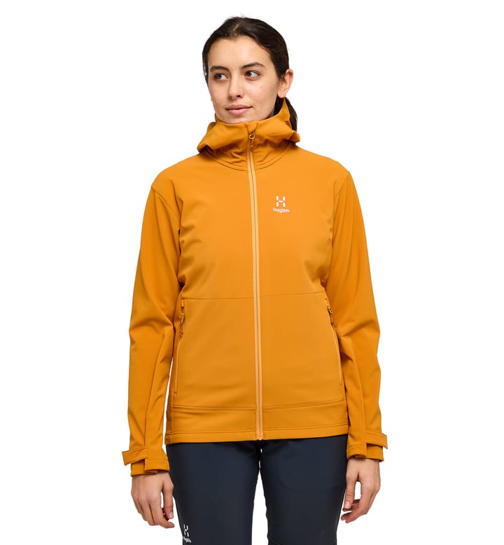 Chilly Softshell Hood Women Desert Yellow Chilly Softshell Hood Women Desert Yellow