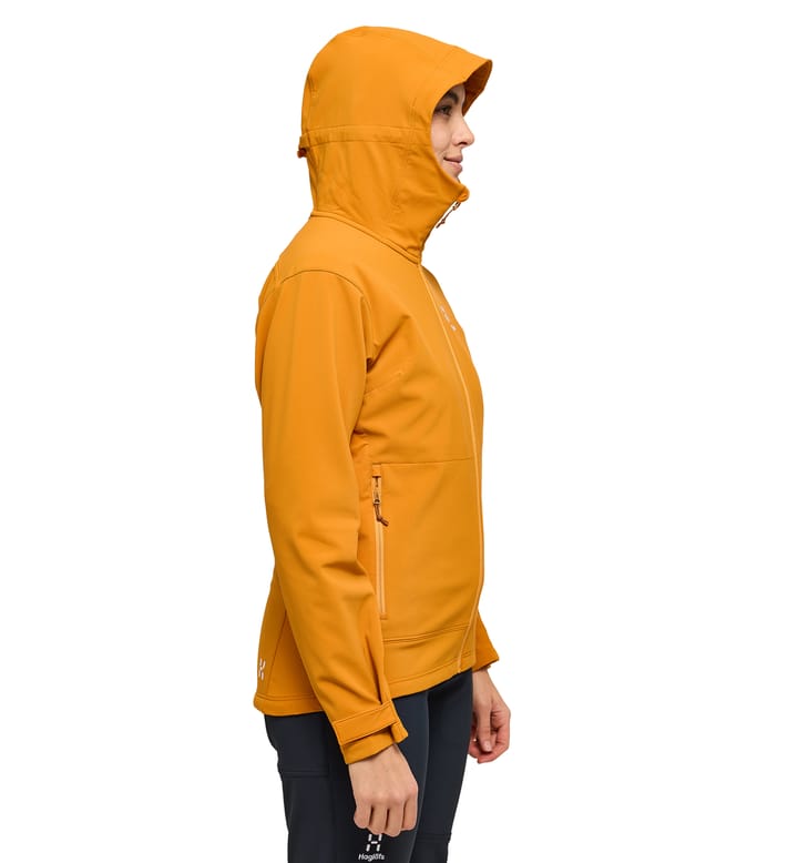 Chilly Softshell Hood Women Desert Yellow Chilly Softshell Hood Women Desert Yellow