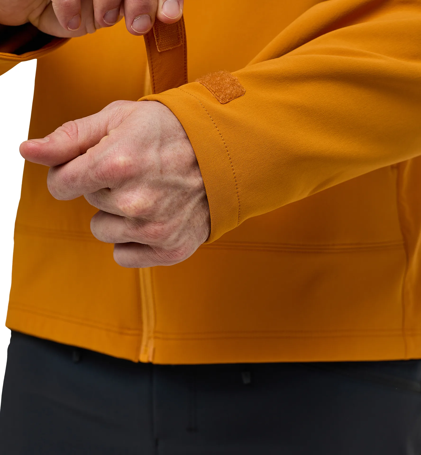 Chilly Softshell Hood Men Desert Yellow