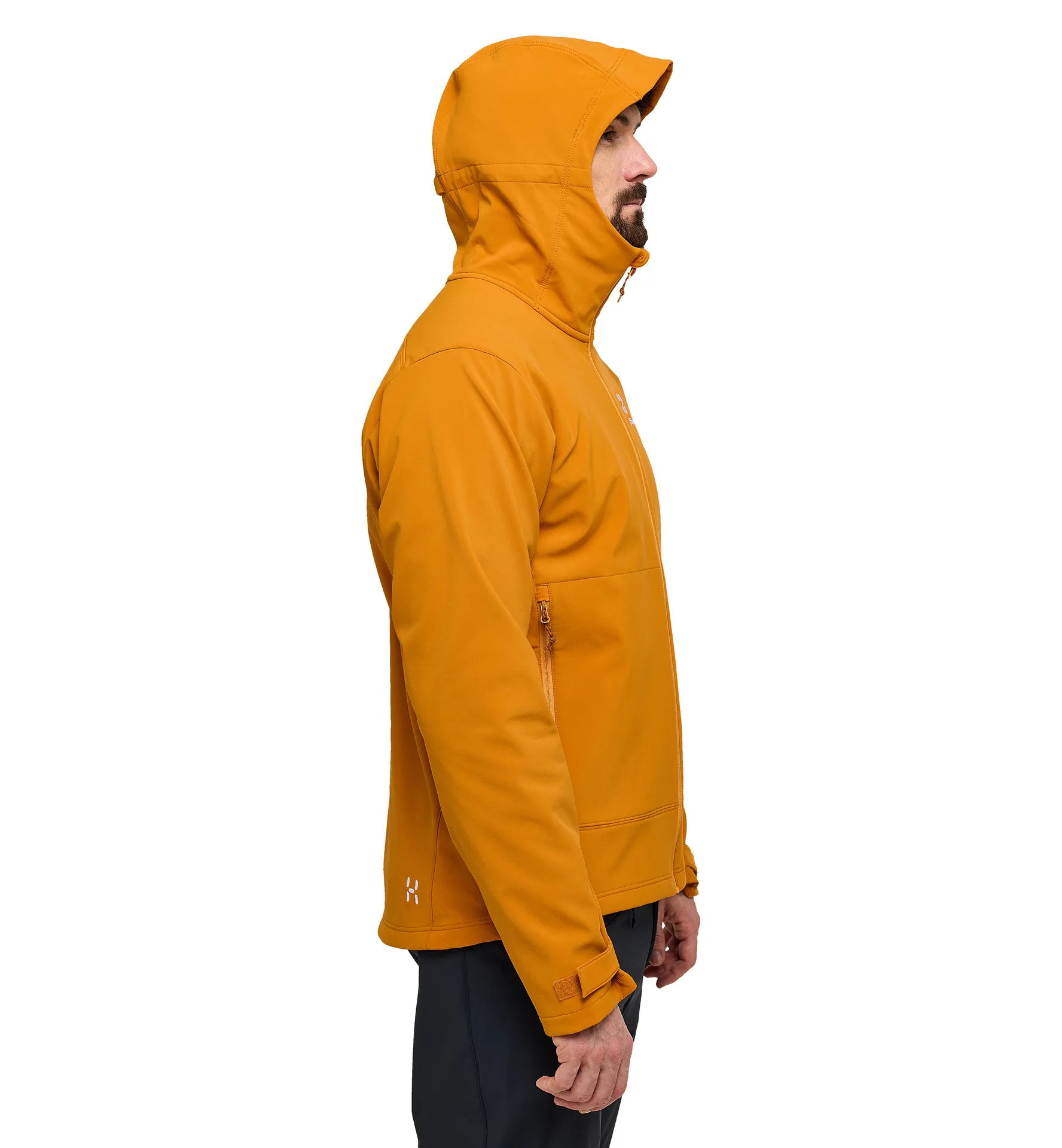 Chilly Softshell Hood Men Desert Yellow