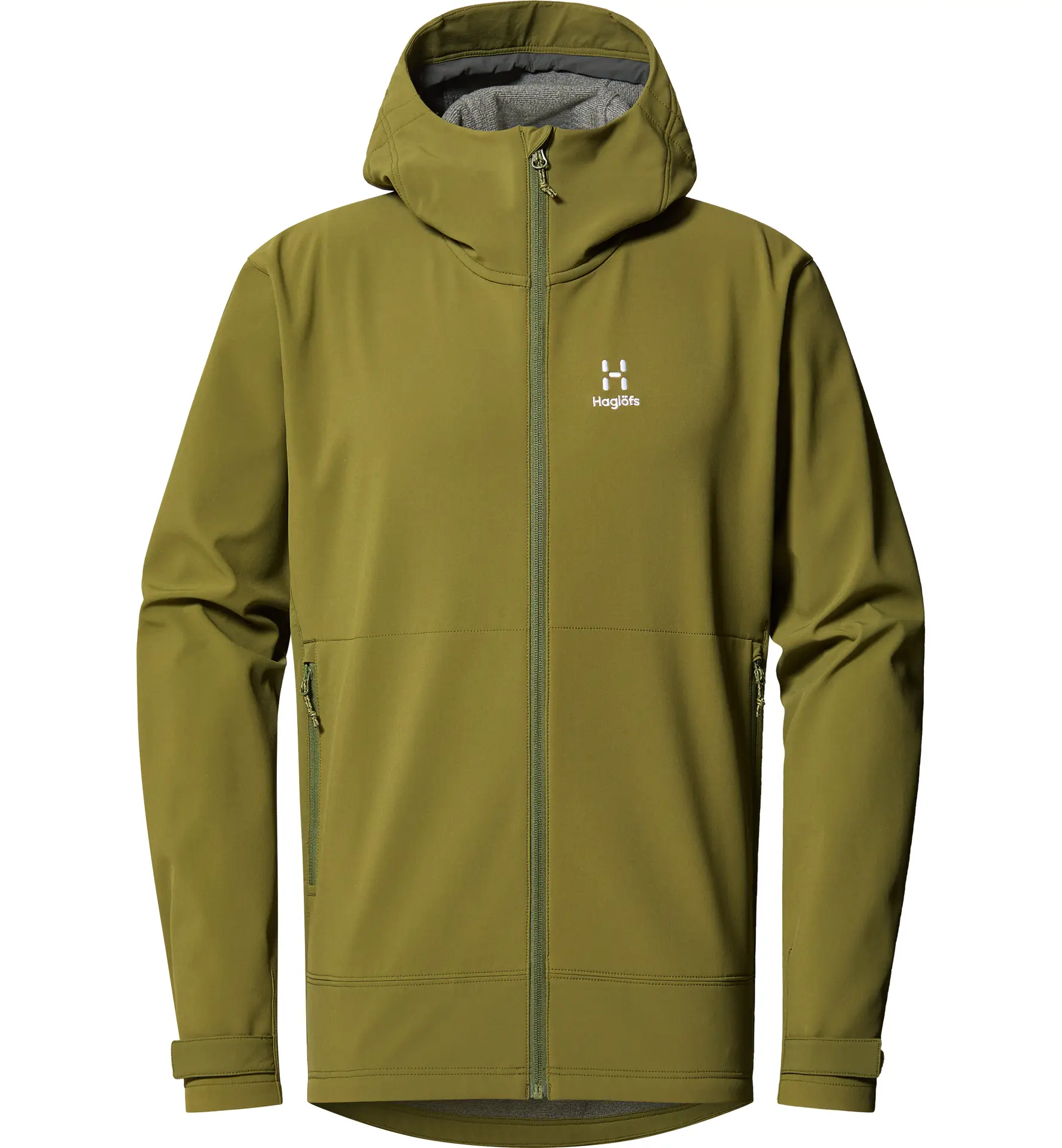 Chilly Softshell Hood Men Olive Green