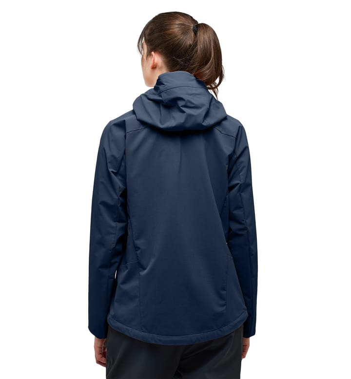 Move Softshell Hood Women Tarn Blue