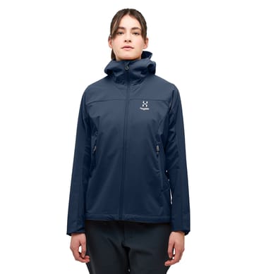 Move Softshell Hood Women Tarn Blue