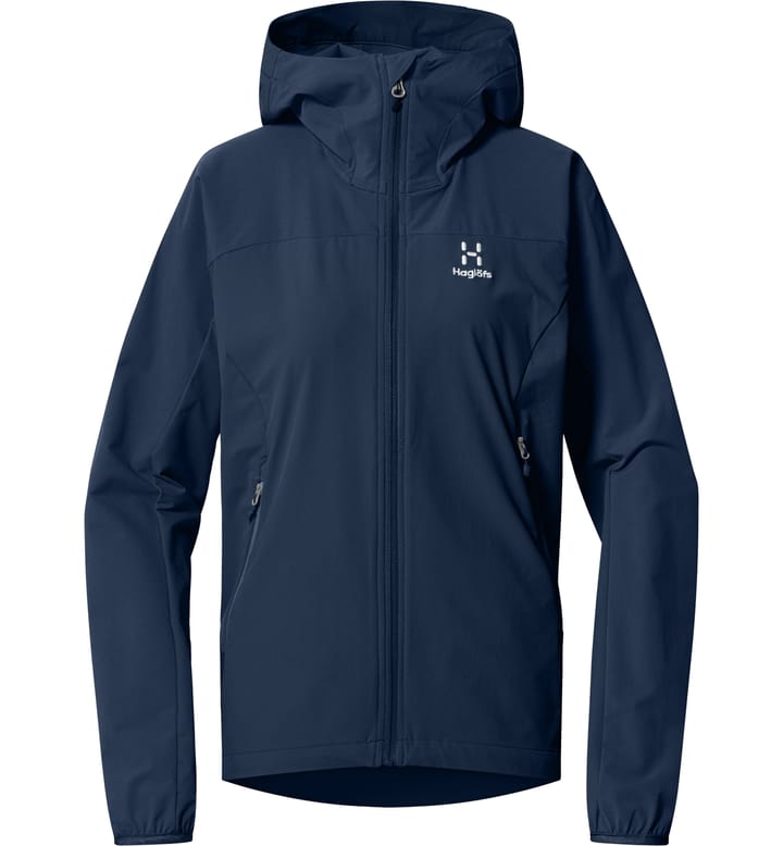 Move Softshell Hood Women Tarn Blue