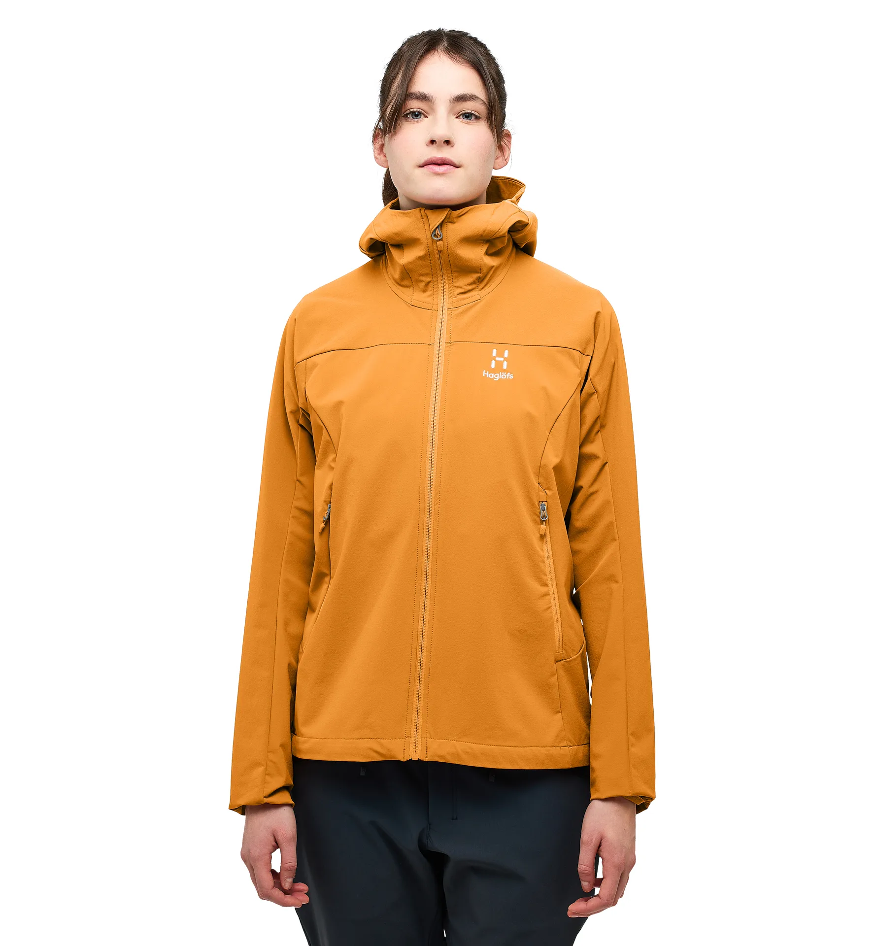 Move Softshell Hood Women Desert Yellow