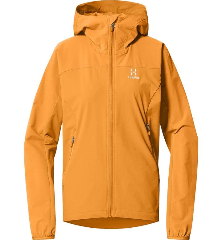 Move Softshell Hood Women Desert Yellow