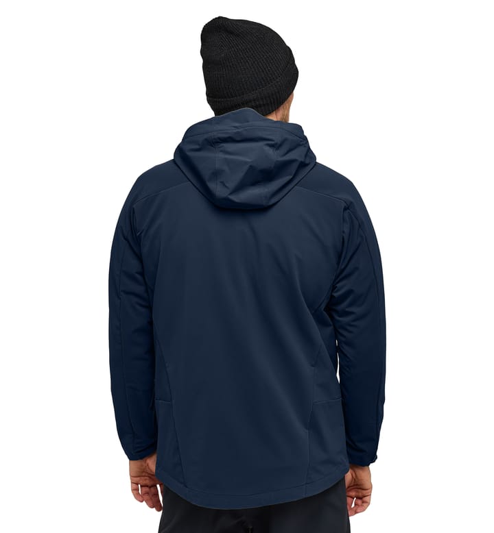 Move Softshell Hood Men Tarn Blue