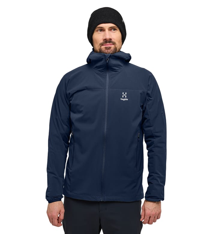 Move Softshell Hood Men Tarn Blue