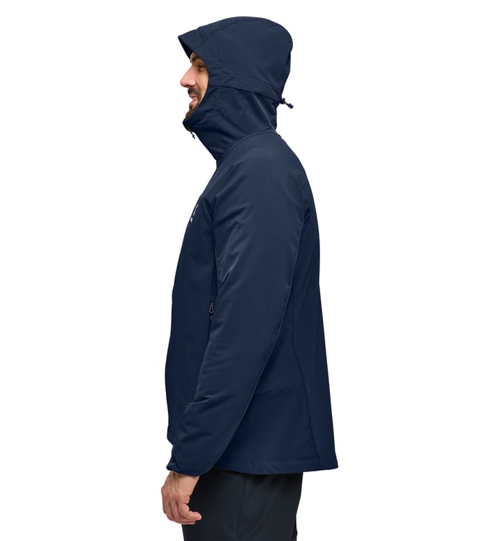 Move Softshell Hood Men Tarn Blue