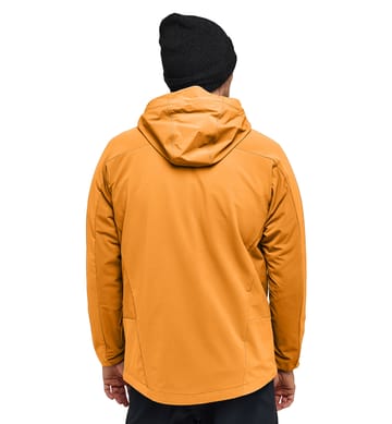 Move Softshell Hood Men Desert Yellow