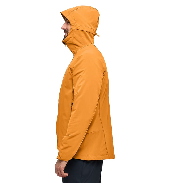 Move Softshell Hood Men Desert Yellow